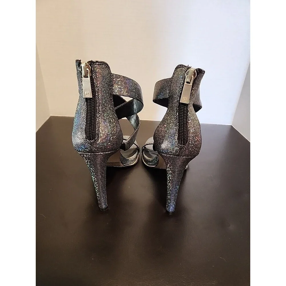 Brooke Sandal Heels Kenneth Cole New York Sz6.5 Glitter